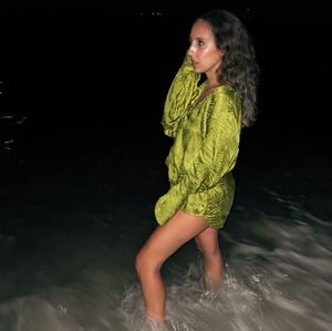 rat & boa harlequin cypress dress